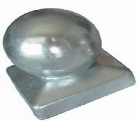 Chapeau De Poteau Boule Acier Galvanisé 91mm 2 Chapeau De Poteau Boule Acier Galvanisé 91mm – Image 2