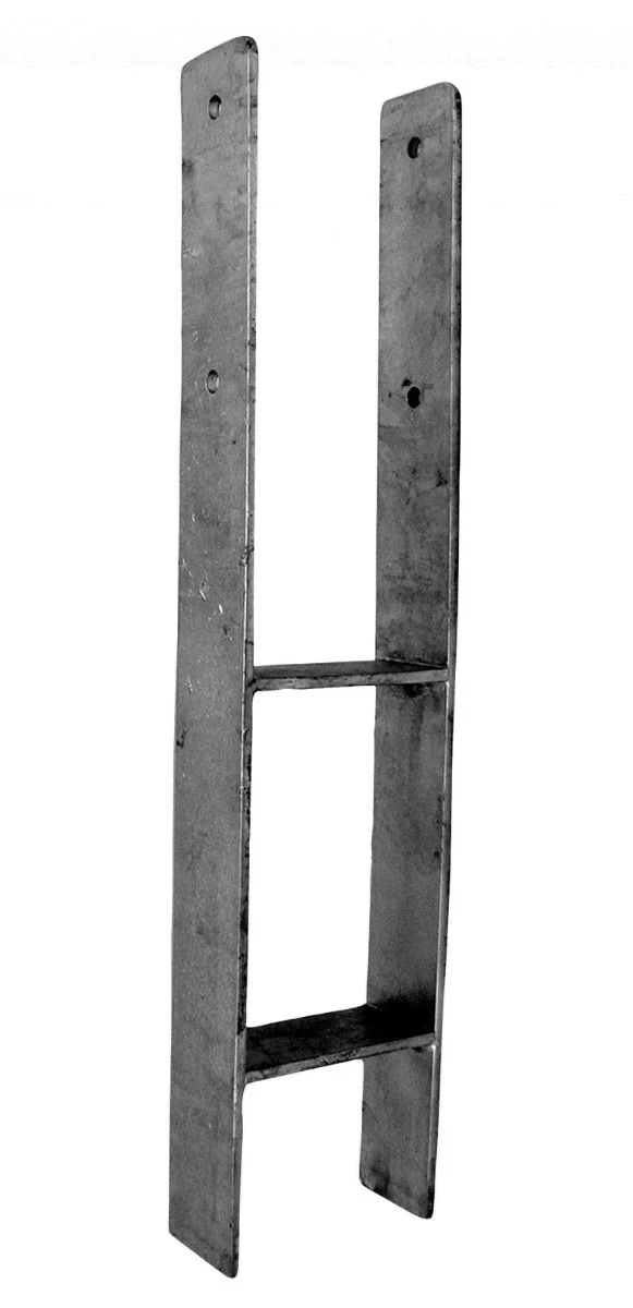 Support Poteau Bois Ancre H 2 Support Poteau Bois Ancre H – Image 2