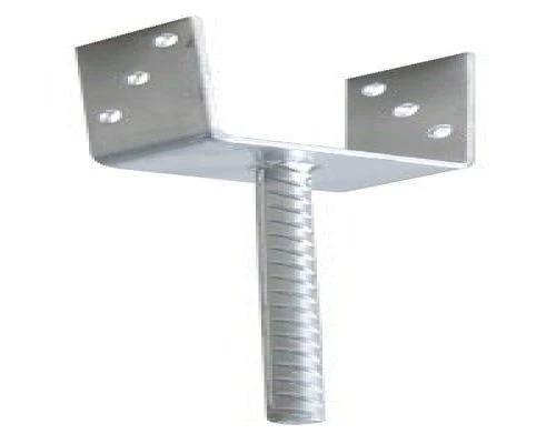 Support Poteau 71mm à Sceller En U 3 Support Poteau 71mm à Sceller En U – Image 3