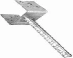 Support Poteau 91mm à Sceller En U Inoxydable