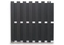 Cloture Composite Anthracite 180x180cm -Pas Cher Intergardshop Magasin 007936 composiet scherm design antra alu 180x180cm