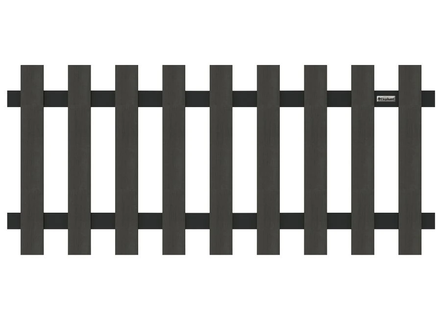 Clôture Composite Wpc Noir 80x180cm 1 Clôture Composite Wpc Noir 80x180cm