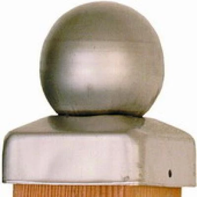 Chapeau De Poteau Boule Inox 71mm 2 Chapeau De Poteau Boule Inox 71mm – Image 2