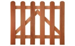 Portillon Clôture En Bois Tropical 60x100cm