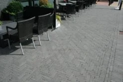 Pavé Béton Wallon Noir 20x5x6cm -Pas Cher Intergardshop Magasin 204100 tambour waalformaat antraciet 3 1