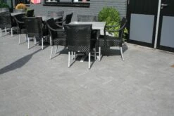Pavé Béton Wallon Noir 20x5x6cm -Pas Cher Intergardshop Magasin 204100 tambour waalformaat antraciet 9 1