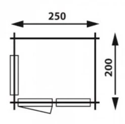 Abri De Jardin En Bois Norwich 250x200cm -Pas Cher Intergardshop Magasin 2520 2 1
