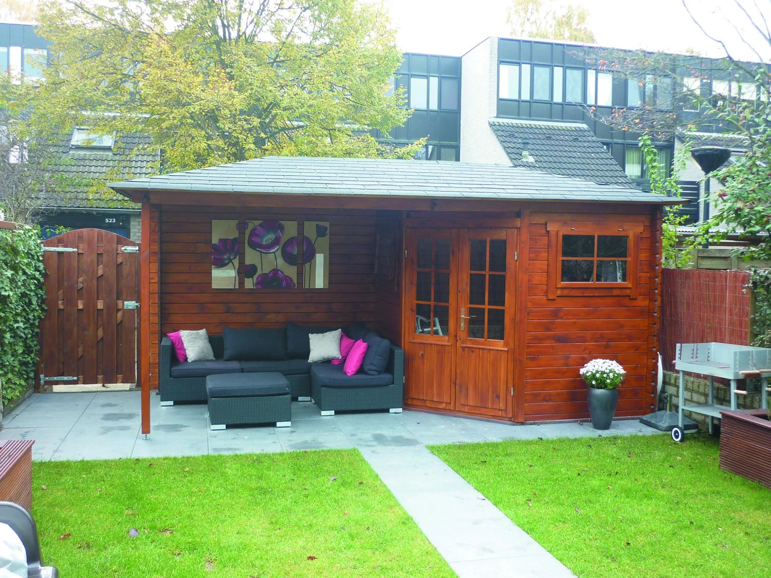 Abri De Jardin En Bois Wembley Toit à Quatre Pentes 500x250cm 4 Abri De Jardin En Bois Wembley Toit à Quatre Pentes 500x250cm – Image 4