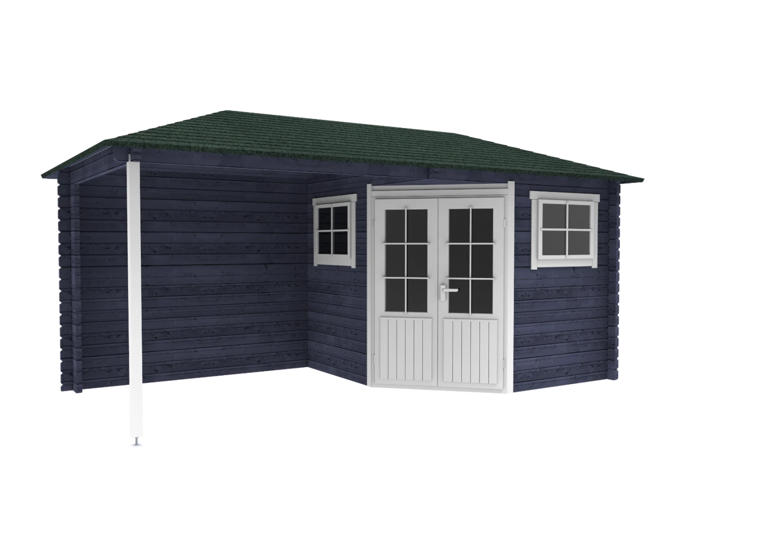 Abri De Jardin En Bois Wembley Toit à Quatre Pentes 500x250cm 7 Abri De Jardin En Bois Wembley Toit à Quatre Pentes 500x250cm – Image 7