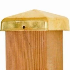 Chapeau De Poteau Laiton 91mm