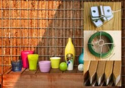 Treillis Grillage 180x180cm 4/100mm -Pas Cher Intergardshop Magasin 3029 boomschorsmatten met gaaspaneel 2