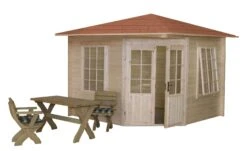 Cabanne Abri De Jardin En Bois Mansfield 3x3m