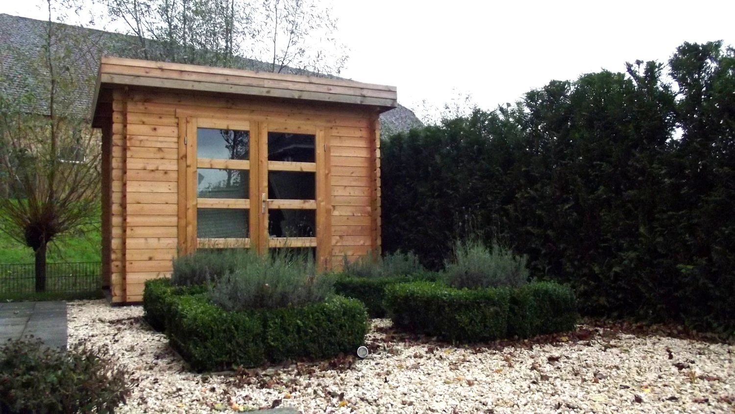 Cabanne Abri De Jardin Toit Plat Modern 300x250cm / 28mm 12 Cabanne Abri De Jardin Toit Plat Modern 300x250cm / 28mm – Image 12