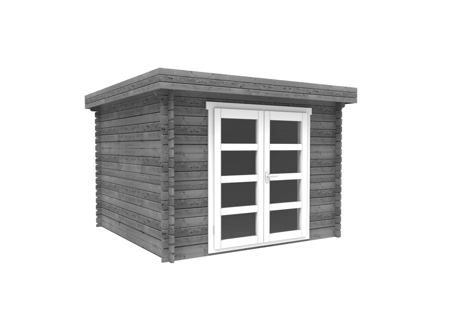 Cabanne Abri De Jardin Toit Plat Modern 300x250cm / 28mm 6 Cabanne Abri De Jardin Toit Plat Modern 300x250cm / 28mm – Image 6