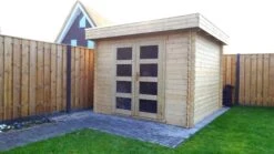 Cabanne Abri De Jardin Toit Plat Modern 300x250cm / 28mm 15 Cabanne Abri De Jardin Toit Plat Modern 300x250cm / 28mm -Pas Cher Intergardshop Magasin 330m