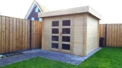 Cabanne Abri De Jardin Toit Plat Modern 300x300cm / 28mm 8 Cabanne Abri De Jardin Toit Plat Modern 300x300cm / 28mm -Pas Cher Intergardshop Magasin 330m 1