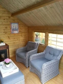 Abri De Jardin En Bois Luton 350x300cm -Pas Cher Intergardshop Magasin 3530k.c