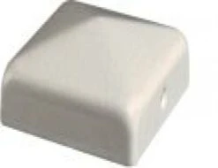 Chapeau De Poteau Blanc 91mm