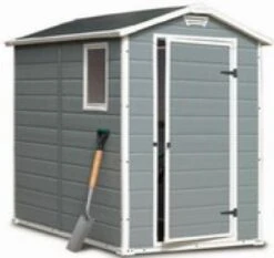 Abri De Jardin Résine 132x192x198cm En PVC -Pas Cher Intergardshop Magasin 3662 tuinhuisje keter 2 2