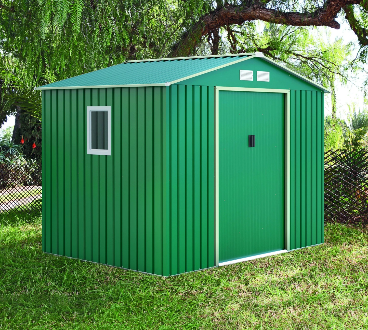 Abri De Jardin Métal Malta 278x194x211,5cm 2 Abri De Jardin Métal Malta 278x194x211,5cm – Image 2