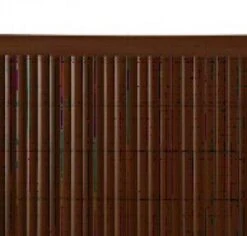 Profil Clôture En Canisse PVC Marron 200cm