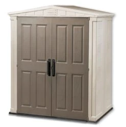 Abri De Jardin En Résine 178x113x208cm -Pas Cher Intergardshop Magasin 6x3 new doors hr