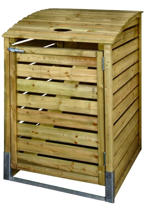 Cache Poubelle En Bois 80x122x90cm -Pas Cher Intergardshop Magasin 966 100 000