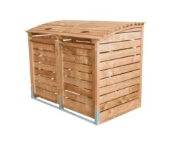 Cache Poubelle Bois Arrière Fermée 155x122x90cm -Pas Cher Intergardshop Magasin auto 1400x800 1