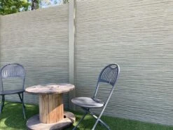 Clôture Béton Bamboostone 200x200cm -Pas Cher Intergardshop Magasin baj betonmaterialen bamboo mosgroen ral6003 1 1