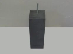 Base En Béton Modèle Haut Avec Bord à Facettes 195x195mm