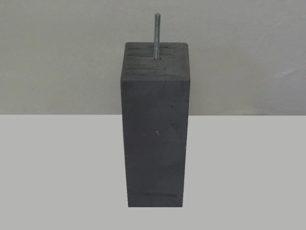 Base En Béton Modèle Haut Avec Bord à Facettes 195x195mm 1 Base En Béton Modèle Haut Avec Bord à Facettes 195x195mm