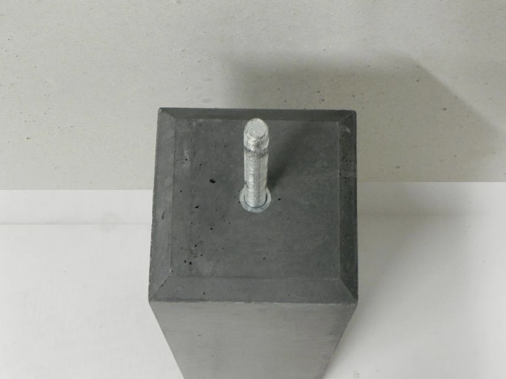 Base En Béton Modèle Haut Avec Bord à Facettes 150x150mm 2 Base En Béton Modèle Haut Avec Bord à Facettes 150x150mm – Image 2