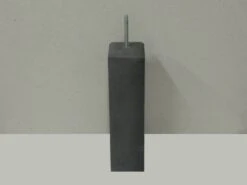 Base En Béton Modèle Haut Avec Bord à Facettes 150x150mm