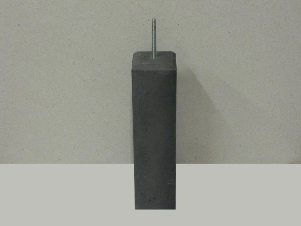 Base En Béton Modèle Haut Avec Bord à Facettes 150x150mm 1 Base En Béton Modèle Haut Avec Bord à Facettes 150x150mm