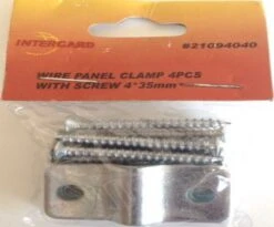 Fixation Pour Panneau Grillage Par 4 Pcs -Pas Cher Intergardshop Magasin betongaasklemmen 4pc card