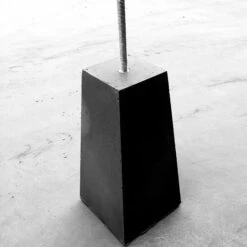 Socle En Beton Pour Porche Jardín 120x120mm