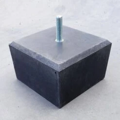 Socle En Beton Pour Porche Jardín 195x195mm