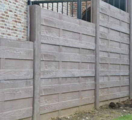 Clôture Béton Woodstone 200x231cm 2 Clôture Béton Woodstone 200x231cm – Image 2