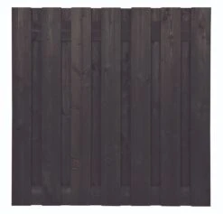 Clôture Bois Douglas Noir 180x180cm