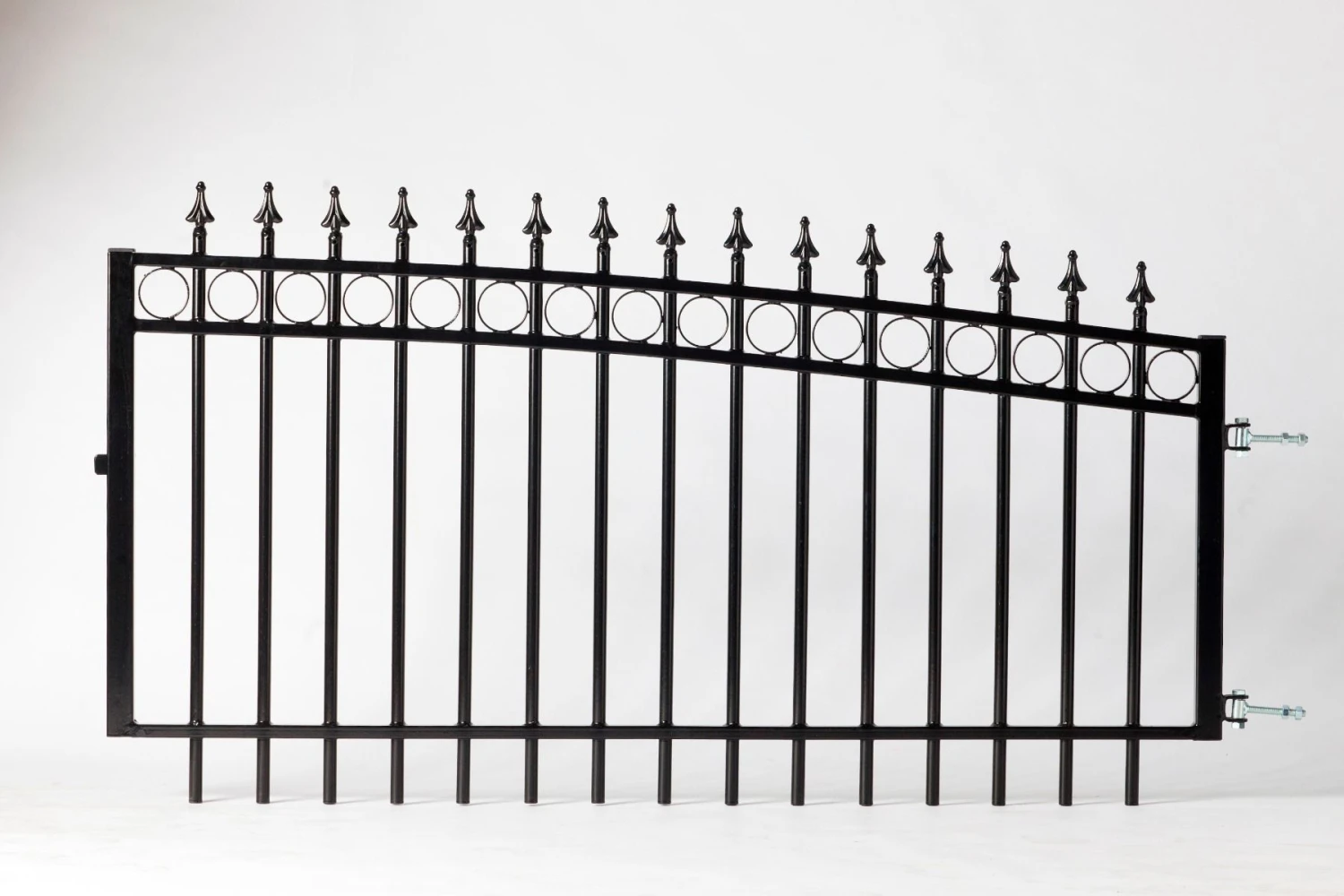 Portail Forgé Fer De Luxe, Galvanise 100/112x338cm 3 Portail Forgé Fer De Luxe, Galvanise 100/112x338cm – Image 3