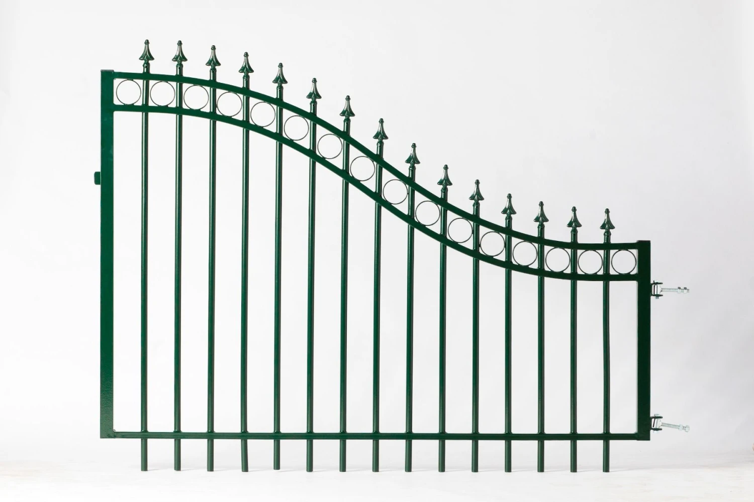 Portail Fer Forgé De Luxe, Galvanise 60/110x338cm 3 Portail Fer Forgé De Luxe, Galvanise 60/110x338cm – Image 3