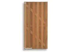 Portillon Jardin Bois Dur 90x180cm