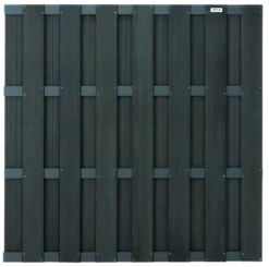 Cloture Composite Panneau Noir 180x180cm