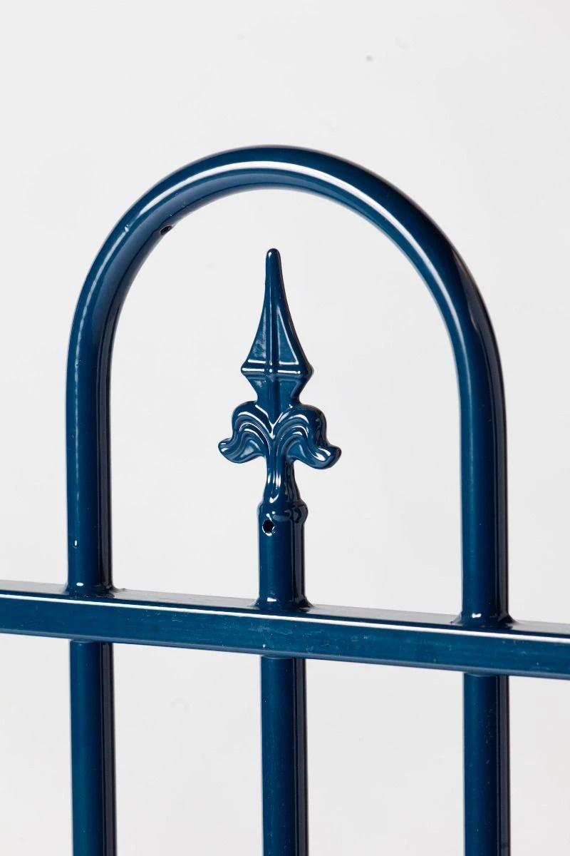 Portillon Fer Forgé Basic, Galvanise 90x80cm 3 Portillon Fer Forgé Basic, Galvanise 90x80cm – Image 3