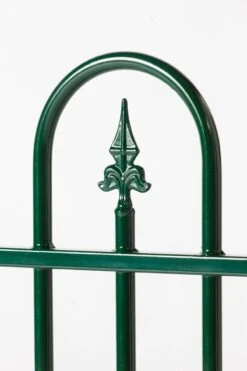 Portail Fer Forgé Basic, Galvanise 60/72x320cm -Pas Cher Intergardshop Magasin detail standaard hek groen custom 6