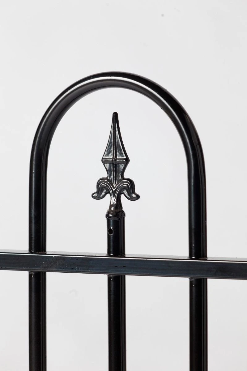 Portillon Fer Forgé Basic, Galvanise 90x100cm 6 Portillon Fer Forgé Basic, Galvanise 90x100cm – Image 6