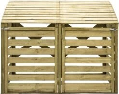 Cache Poubelle Bois 156x122x92cm