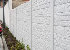 Clôture Béton Fencestone 200x193cm Double Face -Pas Cher Intergardshop Magasin fels granit 007 1