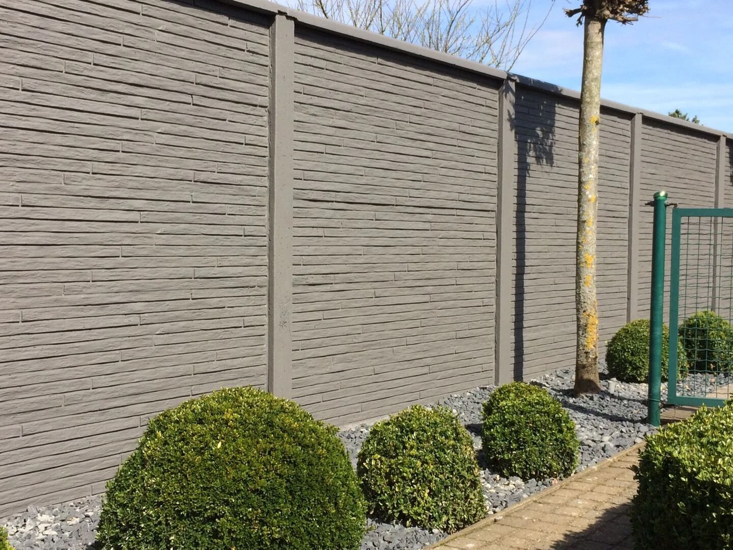 Clôture Béton Tilestone 200x200cm 2 Clôture Béton Tilestone 200x200cm – Image 2