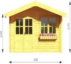 Cabanne Abri De Jardin En Bois Fleetwood -Pas Cher Intergardshop Magasin fleetwood front